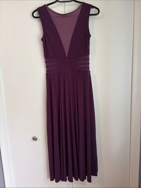 Weissman Dance Costume Plum Purple Lyrical Dress Size MA(8/10)